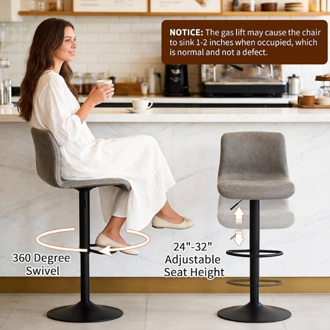 Ghế quầy bar chân sắt sơn tĩnh điện tựa lưng bọc da: SG - 4141 Ghế quầy bar chân sắt sơn tĩnh điện tựa lưng bọc da: SG - 4141 - $hienthicat