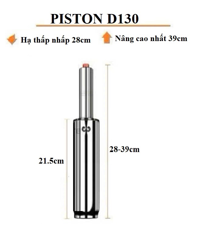 Ben hơi ghế xoay mạ xi crom giá rẻ - SG - D120 Ben hơi ghế xoay mạ xi crom giá rẻ - SG - D120