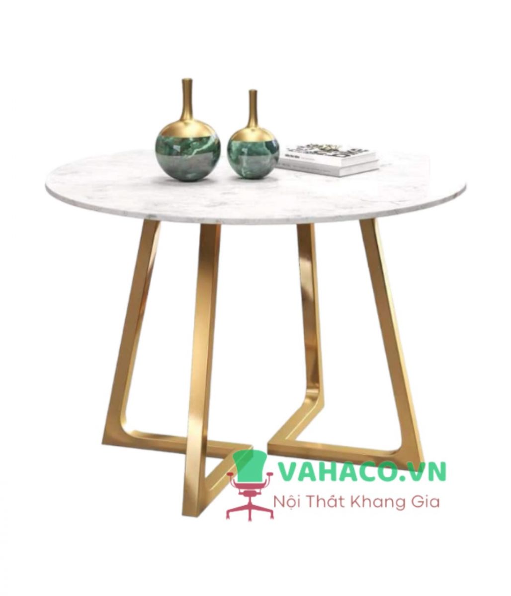 Bộ bàn ăn tròn mặt đá 4 ghế cao cấp: KG - E229 - $hienthicat