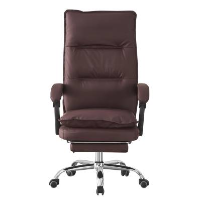 Ghế làm việc da PU màu nâu ngả lưng có gác chân: SG - 5173 - $hienthicat