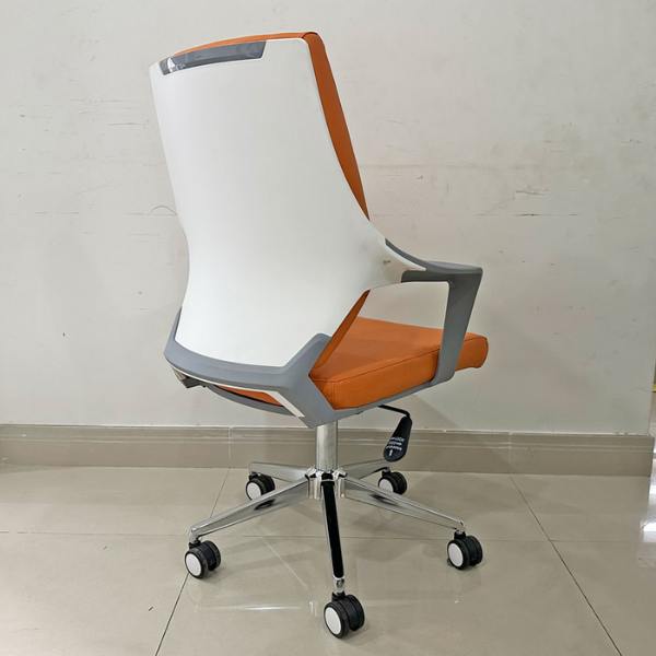 Ghế văn phòng bọc da màu cam: SG - 672-1 - $hienthicat