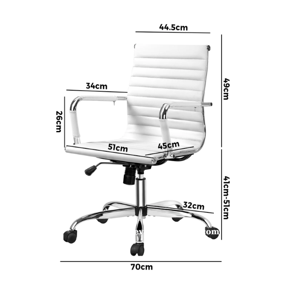 Ghế văn phòng nệm da PU màu theo yêu cầu: SG - 317B-2 - $hienthicat