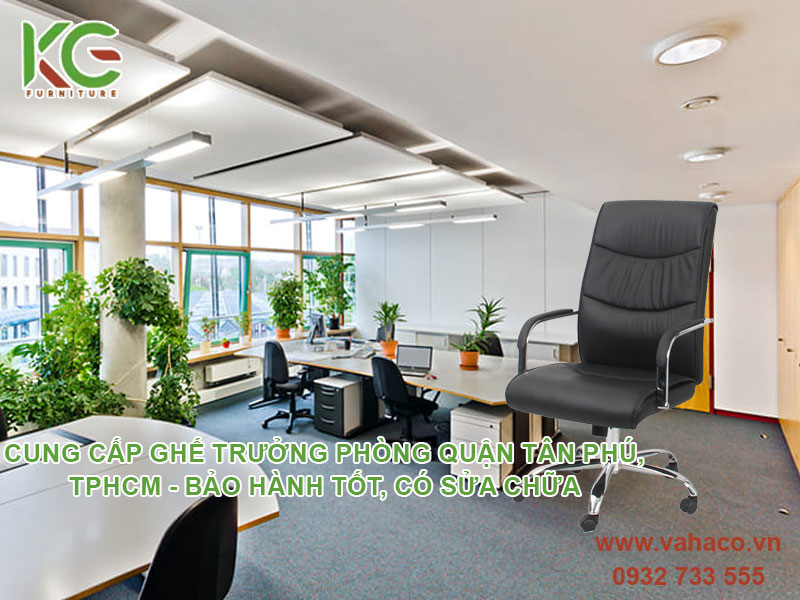 Cung cấp Ghế trưởng phòng quận Tân Phú, TPHCM - bảo hành tốt, có sửa chữa